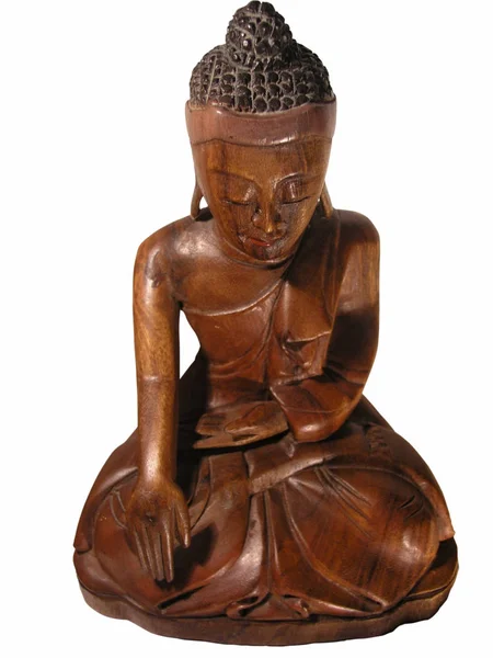 Buddha Sentado Bosque — Foto de Stock