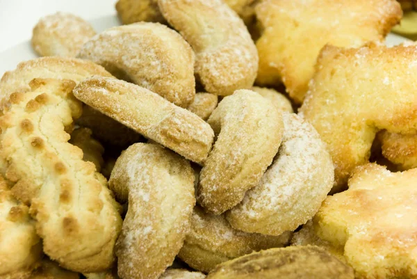 Gebak Kerst Smakelijke Koekjes — Stockfoto