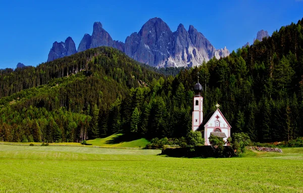 Gyönyörű Táj Dolomitok Hegyek — Stock Fotó
