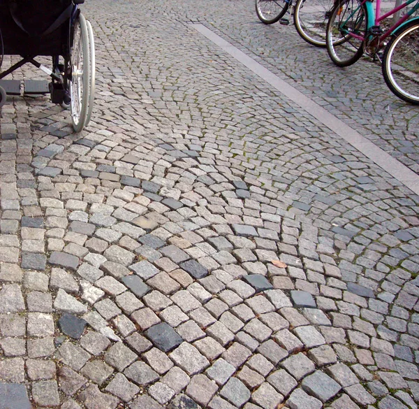 Ciclovia Com Uma Bicicleta Pequena — Fotografia de Stock