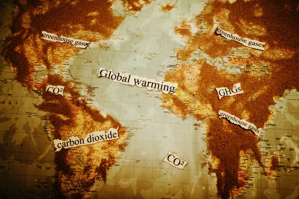 Grunge Map Com Palavra Seo Mundo Nos Estado — Fotografia de Stock