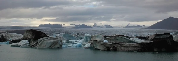 Změna Klimatu Arktický Ledovec — Stock fotografie