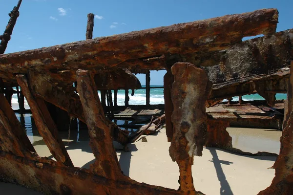 Naufragio Las Tierras Áridas Del Mar — Foto de Stock