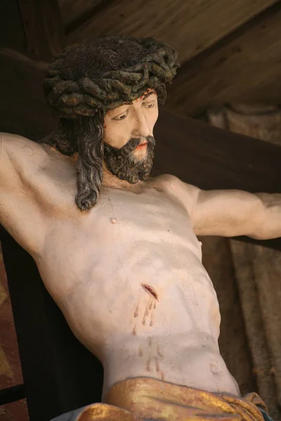 Статуя Статуї Ісуса Христа Хресті — стокове фото