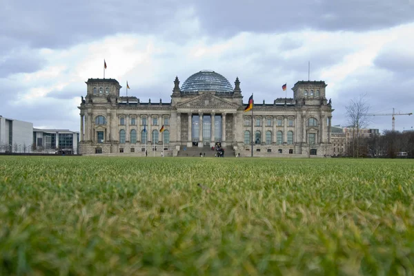 Reichstag Egy Történelmi Épület Berlinben Németországban — Stock Fotó