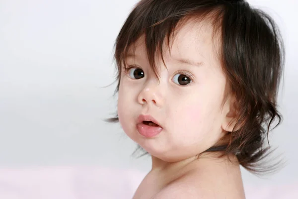 Bebé Dulce Que Sorprendido —  Fotos de Stock