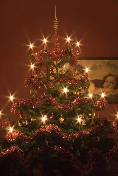 Fundo Colorido Para Natal Ano Novo Cartão Férias — Fotografia de Stock