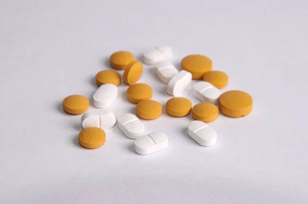 Pillole Medicinali Farmaci Assistenza Sanitaria — Foto Stock