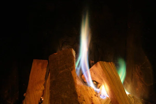 Fuego Noche —  Fotos de Stock