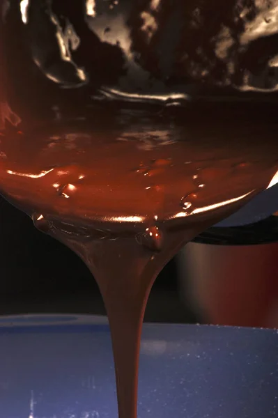 Deliciosos Productos Chocolate Marrón — Foto de Stock