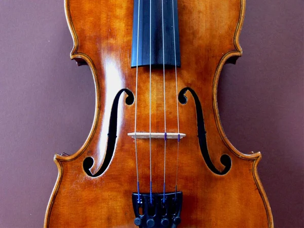 Violino Instrumento Musical Close — Fotografia de Stock