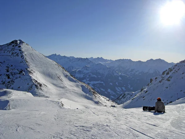 Vista Panorâmica Paisagem Majestosa Dos Alpes — Fotografia de Stock