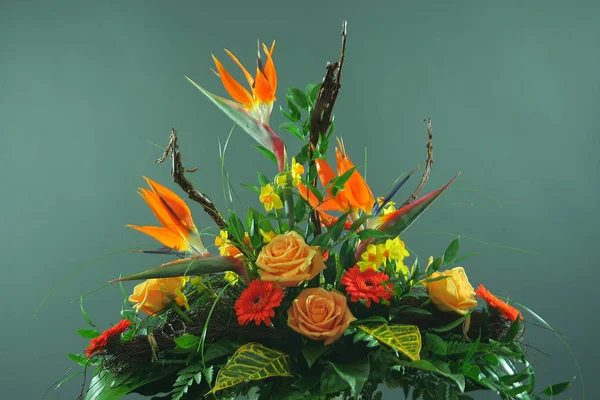 Blumenstrauß Blumen Und Feier — Stockfoto