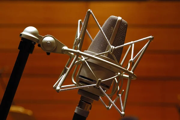 Microphone Technology Broadcasting Mic — Stock Photo, Image