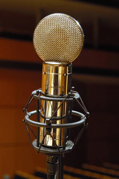 Microphone Technology Broadcasting Mic — Stock Photo, Image