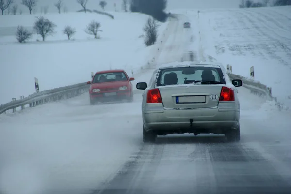 Car Driving Road — Stock Photo, Image