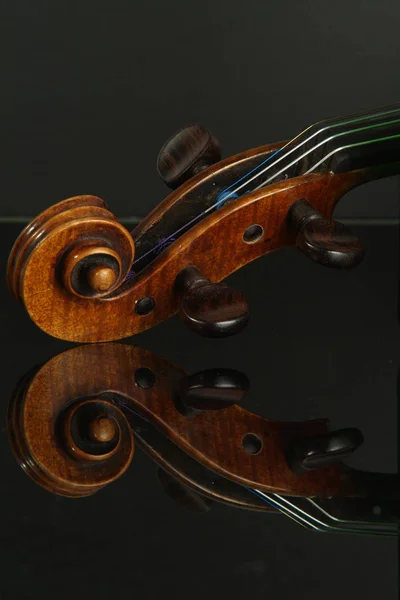 Violín Instrumento Musical Primer Plano — Foto de Stock