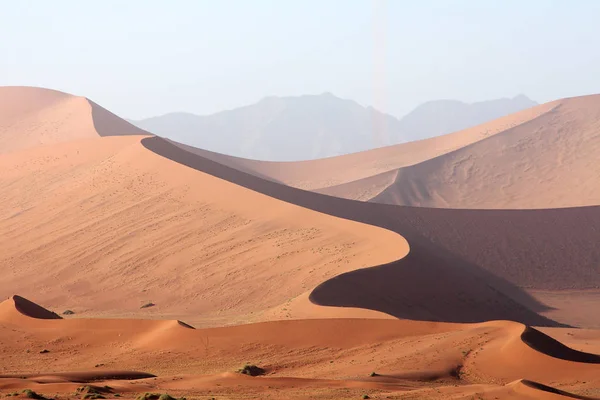 Scenic View Dunes Selective Focus — Stock Photo, Image