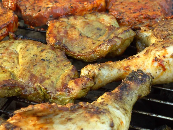 Köstliches Gekochtes Abendessen Aus Nächster Nähe — Stockfoto