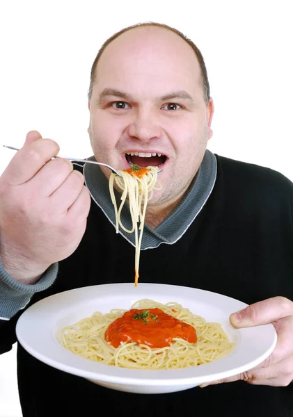 Спагеті Традиційна Італійська Кухня — стокове фото