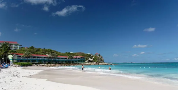 Praia Maldivas Bela Paisagem Paradisíaca — Fotografia de Stock