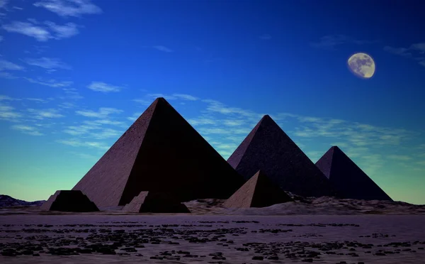 Пирамиды Гиза Египет Африка — стоковое фото