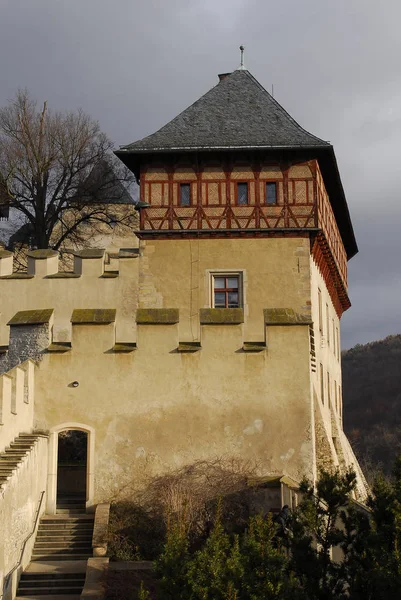 Karlstein Slott Tjeckiska Republiken — Stockfoto