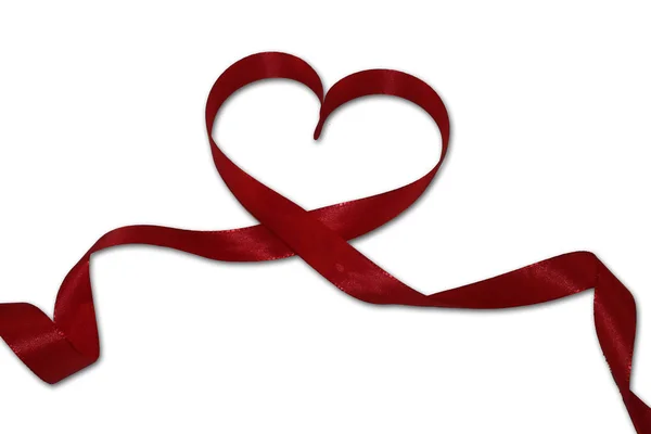 Heart Red Bow — Stock Photo, Image