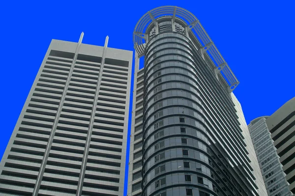 Blue Sky Building Background — Stock Photo, Image