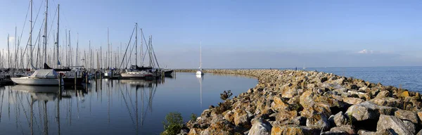 Malowniczy Widok Piękny Port — Zdjęcie stockowe