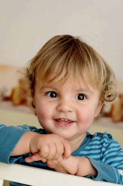 Closeup Portrait Cute Child — Stock Photo, Image