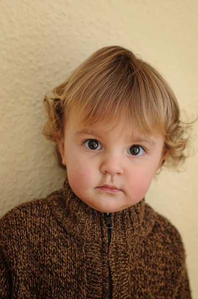 Portrait Enfant Mignon Concept Enfance Heureuse — Photo