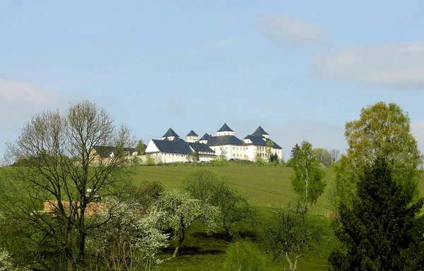 Vue Panoramique Sur Architecture Médiévale Majestueuse — Photo