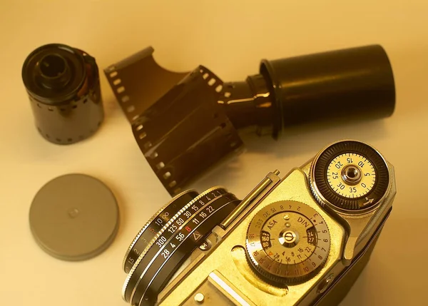Αναλογική Κάμερα Rangefinder Σκεύη — Φωτογραφία Αρχείου