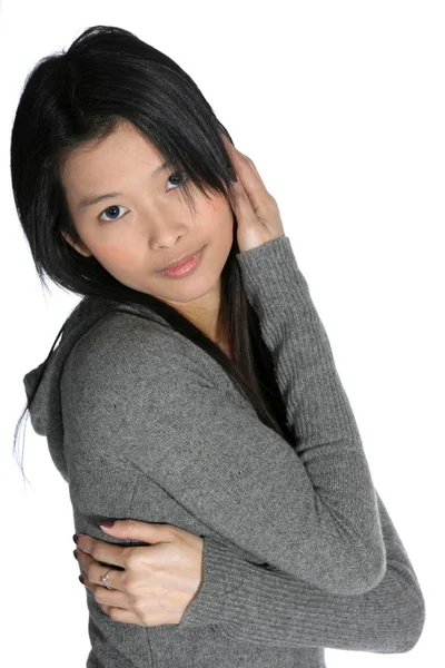 Portait Beautiful Young Asian Woman — Stock Photo, Image