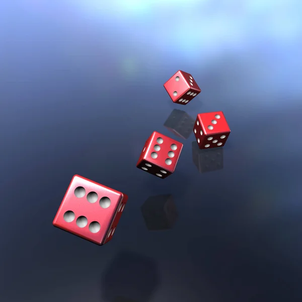 Gambling Dice Cube Game Chance — Stock Photo, Image