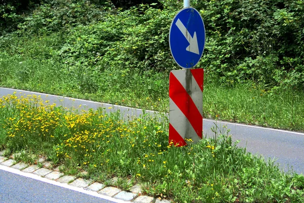 Panneau Signalisation Dans Parc — Photo