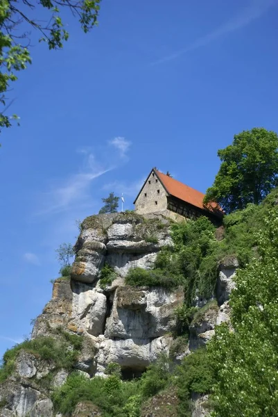 Malowniczy Widok Majestatyczną Średniowieczną Architekturę — Zdjęcie stockowe