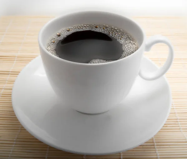 午後休みのブラックコーヒー — ストック写真