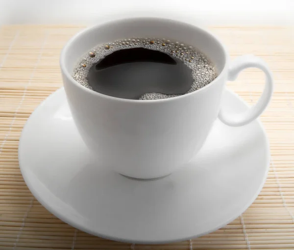 Schwarzer Kaffee Der Nachmittagspause — Stockfoto