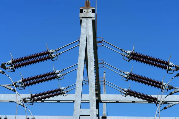 高圧送電エネルギー — ストック写真