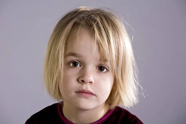 Portrait Enfant Mignon Concept Enfance Heureuse — Photo