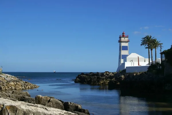 Lighthouse Cascais Horizon — Stock Photo, Image