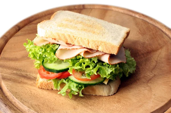 Крупним Планом Смачний Бутерброд — стокове фото