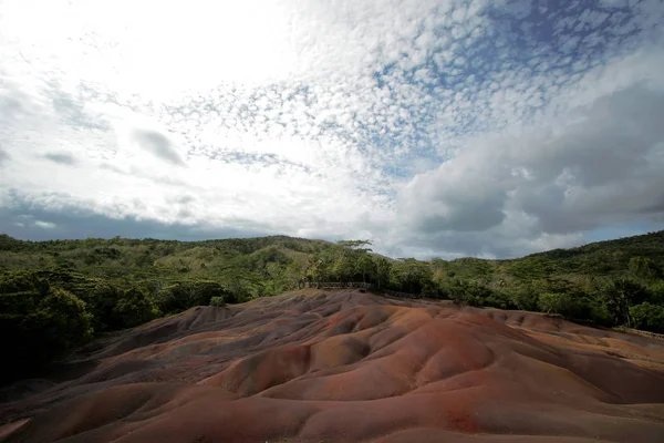 Terra Colorida Camarel Mauritius — Fotografia de Stock