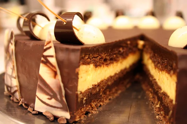 Time See Delicious Cake — Stock Photo, Image