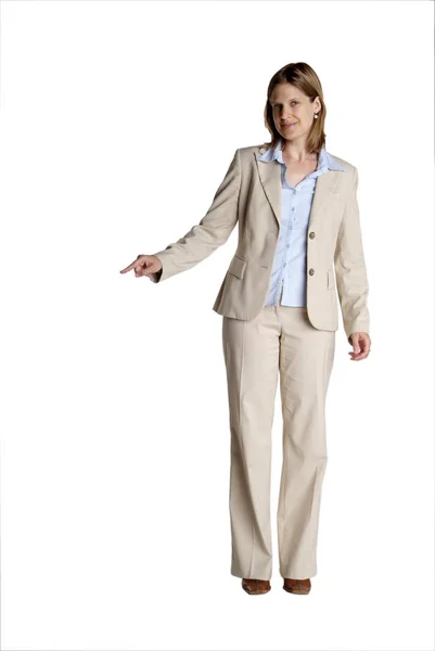 Portret Bizneswoman Piękna Ubraniu Casual — Zdjęcie stockowe