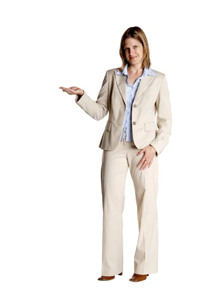 Portret Bizneswoman Piękna Ubraniu Casual — Zdjęcie stockowe