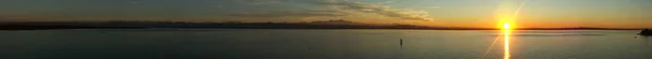 Panorama Coucher Soleil Sur Constance Lac — Photo
