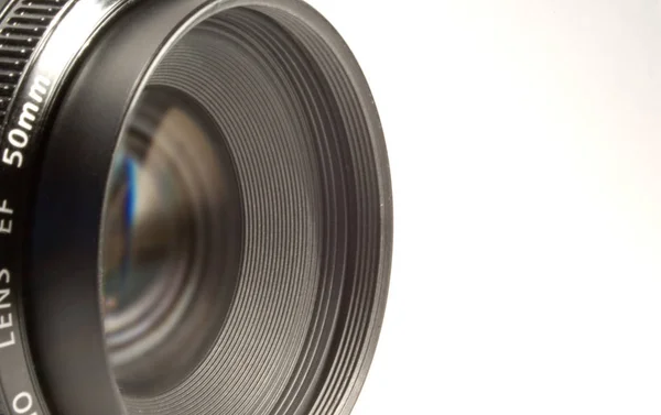 Lens Fişeği Fotoğraf Makinesini Kapat — Stok fotoğraf
